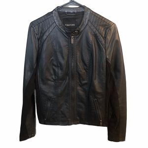 Maurices black jacket with stretch sides